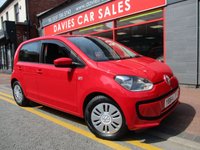 USED 2014 64 VOLKSWAGEN UP! 1.0 BlueMotion Tech Move up! Hatchback 5dr Petrol Manual Euro 5 (s/s) (60 ps) STUNNING EXAMPLE ,�&pound;20 ROAD TAX ,12 MONTHS MOT ,6 MONTHS WARRANTY ,10 SERVICE STAMPS ,CREIDIT TOO PREVIOUS OWNER , 