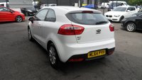 USED 2014 64 KIA RIO 1.25 VR7 Hatchback 3dr Petrol Manual Euro 5 (84 bhp) LONG MOT,ALLOYS,2 KEYS,CD STEREO.