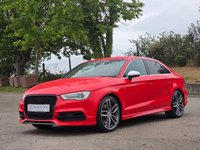 USED 2015 15 AUDI S3 2.0 TFSI Saloon 4dr Petrol S Tronic quattro Euro 6 (s/s) (300 ps) FSH|LOWMILES|ULEZ|IMMACULATE