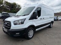 USED 2023 73 FORD TRANSIT 2.0 350 EcoBlue Trend Panel Van 5dr Diesel Manual FWD L3 H2 Euro 6 (s/s) (130 ps) 1 OWNER ONLY 36K MILES MEDIA TOUCH SCREEN REVERSE CAMERA COMES WITH 1 YEARS MOT AND SERVICE