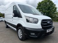 USED 2023 73 FORD TRANSIT 2.0 350 EcoBlue Trend Panel Van 5dr Diesel Manual FWD L3 H2 Euro 6 (s/s) (130 ps) 1 OWNER ONLY 36K MILES MEDIA TOUCH SCREEN REVERSE CAMERA COMES WITH 1 YEARS MOT AND SERVICE