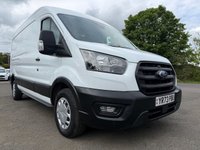 USED 2023 73 FORD TRANSIT 2.0 350 EcoBlue Trend Panel Van 5dr Diesel Manual FWD L3 H2 Euro 6 (s/s) (130 ps) 1 OWNER ONLY 36K MILES MEDIA TOUCH SCREEN REVERSE CAMERA COMES WITH 1 YEARS MOT AND SERVICE