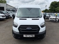 USED 2023 73 FORD TRANSIT 2.0 350 EcoBlue Trend Panel Van 5dr Diesel Manual FWD L3 H2 Euro 6 (s/s) (130 ps) 1 OWNER ONLY 36K MILES MEDIA TOUCH SCREEN REVERSE CAMERA COMES WITH 1 YEARS MOT AND SERVICE