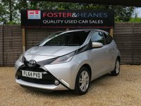 USED 2014 64 TOYOTA AYGO 1.0 VVT-i x-pression Hatchback 5dr Petrol Manual Euro 5 Euro 5 (68 ps) GREAT SERVICE HISTORY, REAR CAMERA