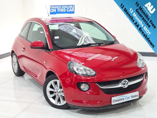 View our Vauxhall Adam 1.2 16v JAM Hatchback 3dr Petrol Manual Euro 5 (70 ps)
