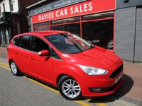 USED 2017 17 FORD C-MAX 1.6 Ti-VCT Zetec MPV 5dr Petrol Manual Euro 6 (125 ps) STUNNING EXAMPLE ,12 MONTHS MOT ,6 MONTHS WARRANTY ,7 SERVICE STAMPS ,SAT-NAV ,PARKING SENSORS ,PRIVACY GLASS ,AIR-CON ,ALLOYS ,2 KEYS , 