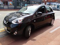 USED 2016 66 NISSAN MICRA 1.2 Acenta Hatchback 5dr Petrol Manual Euro 6 (80 ps) �&pound;35 ROAD TAX ,6 MONTHS WARRANTY ,6 SERVICE STAMPS ,ALLOYS ,CLIMATE CONTROL ,2 KEYS ,PRISTINE EXAMPLE , 