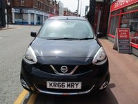 USED 2016 66 NISSAN MICRA 1.2 Acenta Hatchback 5dr Petrol Manual Euro 6 (80 ps) �&pound;35 ROAD TAX ,6 MONTHS WARRANTY ,6 SERVICE STAMPS ,ALLOYS ,CLIMATE CONTROL ,2 KEYS ,PRISTINE EXAMPLE , 