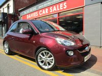 USED 2014 64 VAUXHALL ADAM 1.2 16v JAM Hatchback 3dr Petrol Manual Euro 5 (70 ps) 12 MONTHS MOT ,6 MONTHS WARRANTY ,ONE LADY OWNER  ,9 SERVICE STAMPS ,ALLOYS ,AIR-CON ,2 KEYS ,PRISTINE EXAMPLE , 