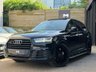 USED 2018 18 AUDI Q7 3.0 TDI V6 Black Edition SUV 5dr Diesel Tiptronic quattro Euro 6 (s/s) (272 ps) REV CAM+2OWNERS+SIDE STEPS+PAN ROOF