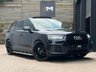 USED 2018 18 AUDI Q7 3.0 TDI V6 Black Edition SUV 5dr Diesel Tiptronic quattro Euro 6 (s/s) (272 ps) REV CAM+2OWNERS+SIDE STEPS+PAN ROOF