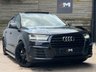 USED 2018 18 AUDI Q7 3.0 TDI V6 Black Edition SUV 5dr Diesel Tiptronic quattro Euro 6 (s/s) (272 ps) REV CAM+2OWNERS+SIDE STEPS+PAN ROOF