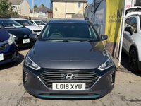 USED 2018 18 HYUNDAI IONIQ 1.6 h-GDi Premium SE Hatchback 5dr Petrol Hybrid DCT Euro 6 (s/s) (141 ps) GOOD CLEAN CONDITION THROUGHOUT. COMES WITH SERVICE HISTORY/ FRESH SERVICE AND LONG MOT. FINISHED IN METALLIC GREY. SPEC INCLUDES FRONT AND REAR PARKING SENSORS, ELECTRIC FRONT SEAT WITH MEMORY, HEATED/ COOL SEATS, AUTOMATIC LIGHTS AND WIPERS, SATNAV, BLUETOOTH, CRUISE CONTROL, REAR CAMERA, ISOFIX, FULL LEATHER, PADDLE SHIFT, TRACTION CONTROL, DAB RADIO, USB, AUX, A/C, DUAL CLIMATE CONTROL. + 3 MOTNHS WARRANTY + 12 MONTHS AA BREAKDOWN COVER