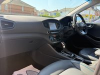 USED 2018 18 HYUNDAI IONIQ 1.6 h-GDi Premium SE Hatchback 5dr Petrol Hybrid DCT Euro 6 (s/s) (141 ps) GOOD CLEAN CONDITION THROUGHOUT. COMES WITH SERVICE HISTORY/ FRESH SERVICE AND LONG MOT. FINISHED IN METALLIC GREY. SPEC INCLUDES FRONT AND REAR PARKING SENSORS, ELECTRIC FRONT SEAT WITH MEMORY, HEATED/ COOL SEATS, AUTOMATIC LIGHTS AND WIPERS, SATNAV, BLUETOOTH, CRUISE CONTROL, REAR CAMERA, ISOFIX, FULL LEATHER, PADDLE SHIFT, TRACTION CONTROL, DAB RADIO, USB, AUX, A/C, DUAL CLIMATE CONTROL. + 3 MOTNHS WARRANTY + 12 MONTHS AA BREAKDOWN COVER
