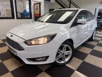 USED 2015 15 FORD FOCUS 1.6 Titanium Hatchback 5dr Petrol Powershift Euro 6 (125 ps) AUTOMATIC LIGHTS! BLUETOOTH!