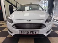 USED 2015 15 FORD FOCUS 1.6 Titanium Hatchback 5dr Petrol Powershift Euro 6 (125 ps) AUTOMATIC LIGHTS! BLUETOOTH!