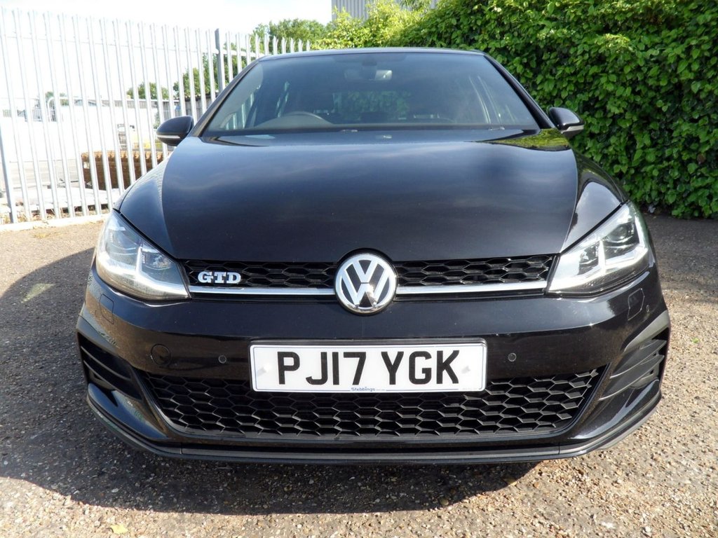 USED 2017 17 VOLKSWAGEN GOLF 2.0 TDI BlueMotion Tech GTD Hatchback 5dr Diesel Manual Euro 6 (s/s) (184 ps) 2Owners Heated Leather Rear Privacy