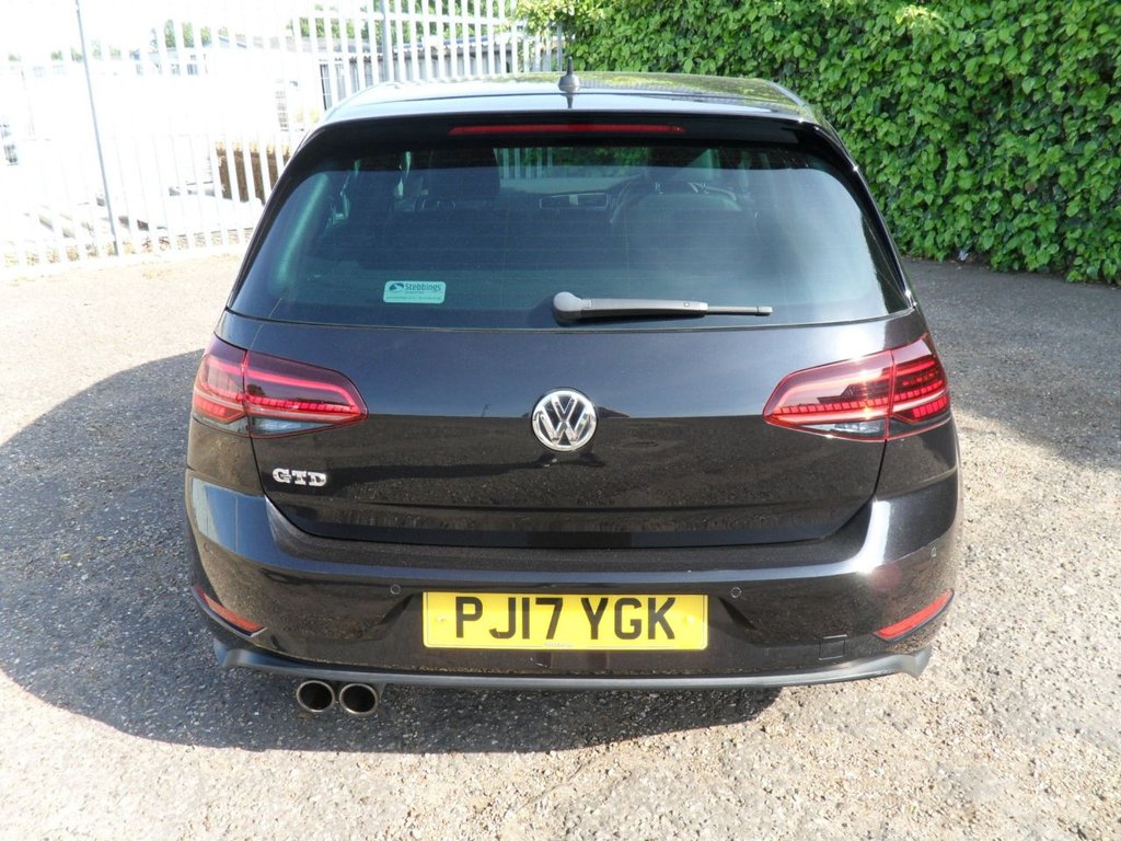 USED 2017 17 VOLKSWAGEN GOLF 2.0 TDI BlueMotion Tech GTD Hatchback 5dr Diesel Manual Euro 6 (s/s) (184 ps) 2Owners Heated Leather Rear Privacy