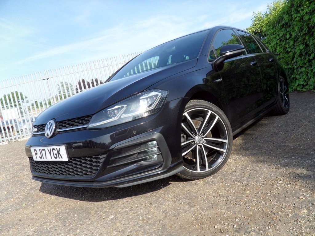 USED 2017 17 VOLKSWAGEN GOLF 2.0 TDI BlueMotion Tech GTD Hatchback 5dr Diesel Manual Euro 6 (s/s) (184 ps) 2Owners Heated Leather Rear Privacy