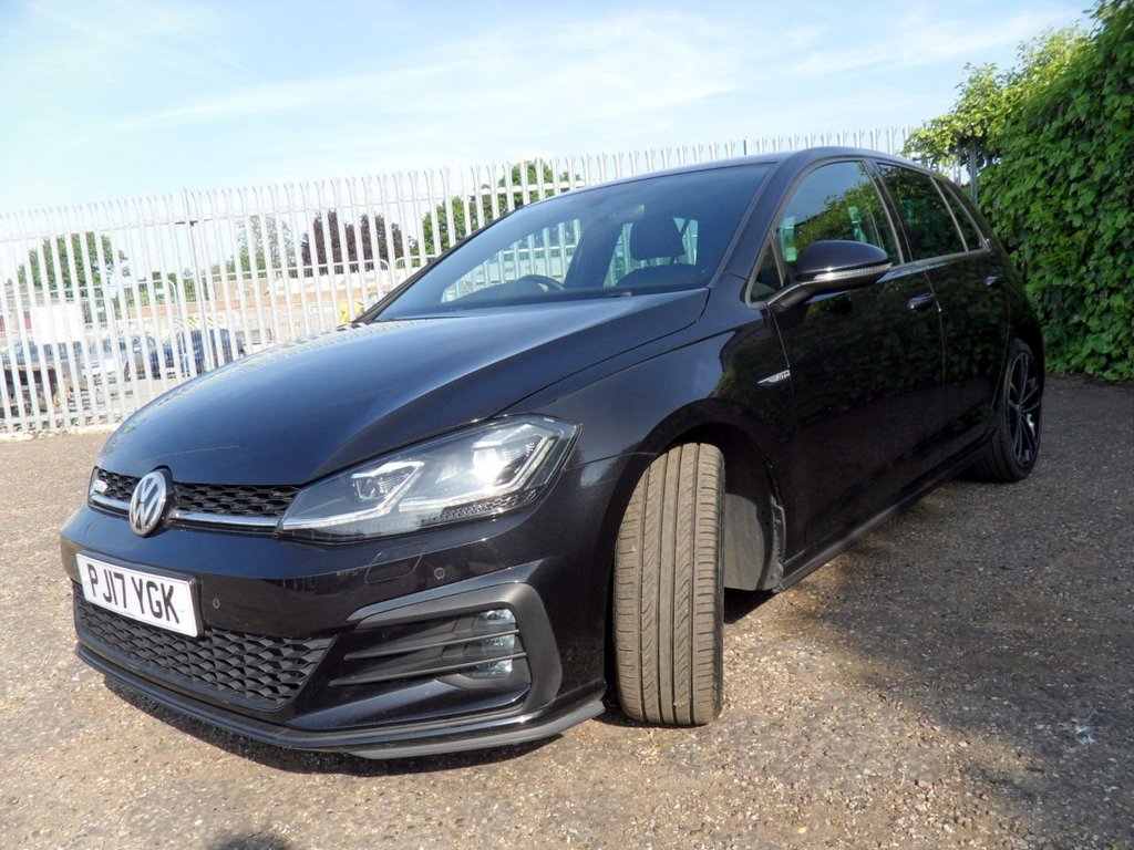 USED 2017 17 VOLKSWAGEN GOLF 2.0 TDI BlueMotion Tech GTD Hatchback 5dr Diesel Manual Euro 6 (s/s) (184 ps) 2Owners Heated Leather Rear Privacy