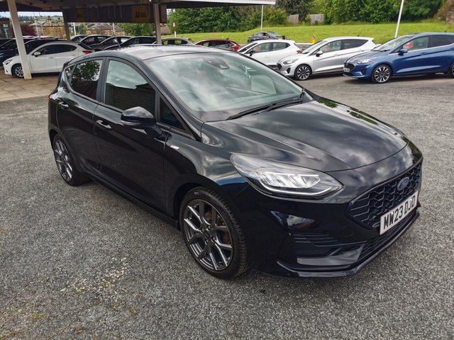 View our Ford Fiesta 1.0T EcoBoost MHEV ST-Line Edition Hatchback 5dr Petrol Manual Euro 6 (s/s) (125 ps)