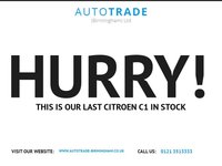 USED 2016 16 CITROEN C1 1.2 PureTech Flair Hatchback 5dr Petrol Manual Euro 6 (82 ps) REAR CAMERA-BLUETOOTH-ALLOYS-PRIVACY GLASS-SMARTPHONE CONNECT-AC