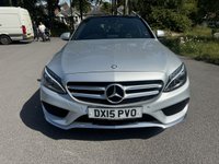 USED 2015 15 MERCEDES-BENZ C-CLASS 2.0 C200 AMG Line Estate 5dr Petrol 7G-Tronic+ Euro 6 (s/s) (184 ps) MERCEDES AMG LINE PREMIUM WITH PANORAMIC SUNROOF ONLY 68K FSH