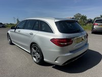 USED 2015 15 MERCEDES-BENZ C-CLASS 2.0 C200 AMG Line Estate 5dr Petrol 7G-Tronic+ Euro 6 (s/s) (184 ps) MERCEDES AMG LINE PREMIUM WITH PANORAMIC SUNROOF ONLY 68K FSH