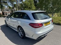 USED 2015 15 MERCEDES-BENZ C-CLASS 2.0 C200 AMG Line Estate 5dr Petrol 7G-Tronic+ Euro 6 (s/s) (184 ps) MERCEDES AMG LINE PREMIUM WITH PANORAMIC SUNROOF ONLY 68K FSH