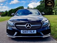 USED 2017 17 MERCEDES-BENZ C-CLASS 2.1 C250d AMG Line (Premium Plus) Cabriolet 2dr Diesel G-Tronic+ Euro 6 (s/s) (204 ps) FINANCE AVAILABLE