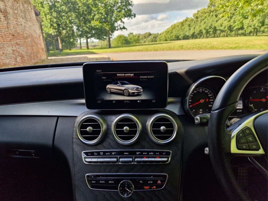 USED 2017 17 MERCEDES-BENZ C-CLASS 2.1 C250d AMG Line (Premium Plus) Cabriolet 2dr Diesel G-Tronic+ Euro 6 (s/s) (204 ps) FINANCE AVAILABLE