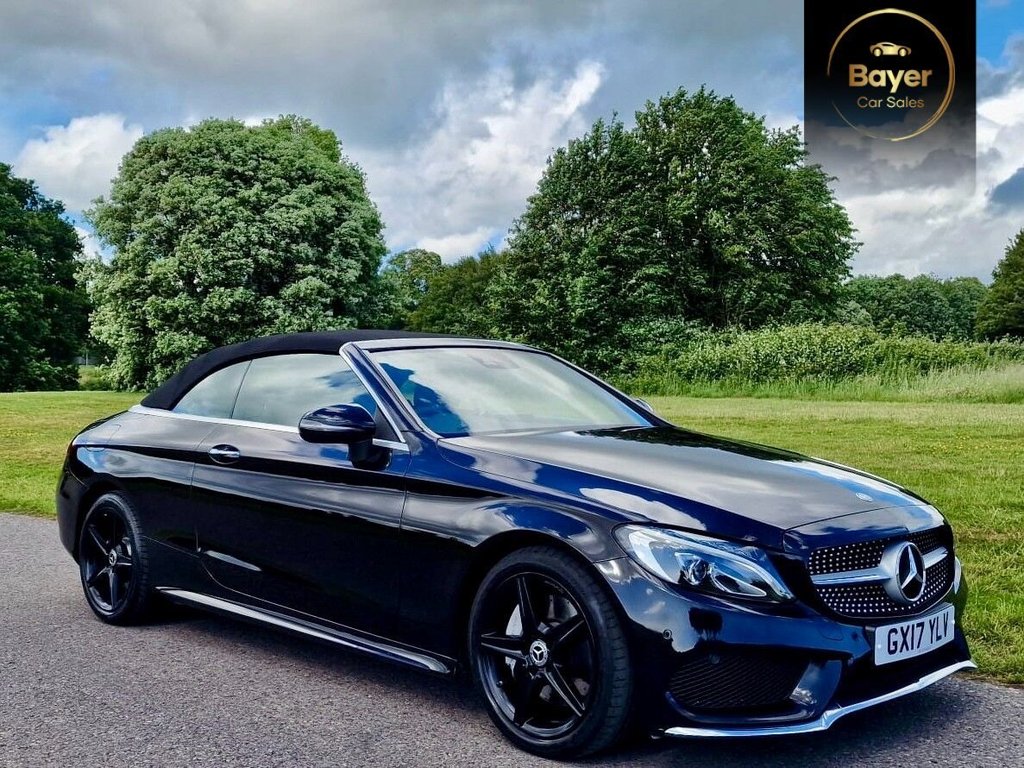USED 2017 17 MERCEDES-BENZ C-CLASS 2.1 C250d AMG Line (Premium Plus) Cabriolet 2dr Diesel G-Tronic+ Euro 6 (s/s) (204 ps) FINANCE AVAILABLE