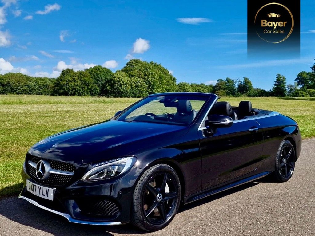 USED 2017 17 MERCEDES-BENZ C-CLASS 2.1 C250d AMG Line (Premium Plus) Cabriolet 2dr Diesel G-Tronic+ Euro 6 (s/s) (204 ps) FINANCE AVAILABLE