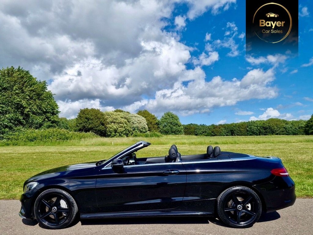 USED 2017 17 MERCEDES-BENZ C-CLASS 2.1 C250d AMG Line (Premium Plus) Cabriolet 2dr Diesel G-Tronic+ Euro 6 (s/s) (204 ps) FINANCE AVAILABLE