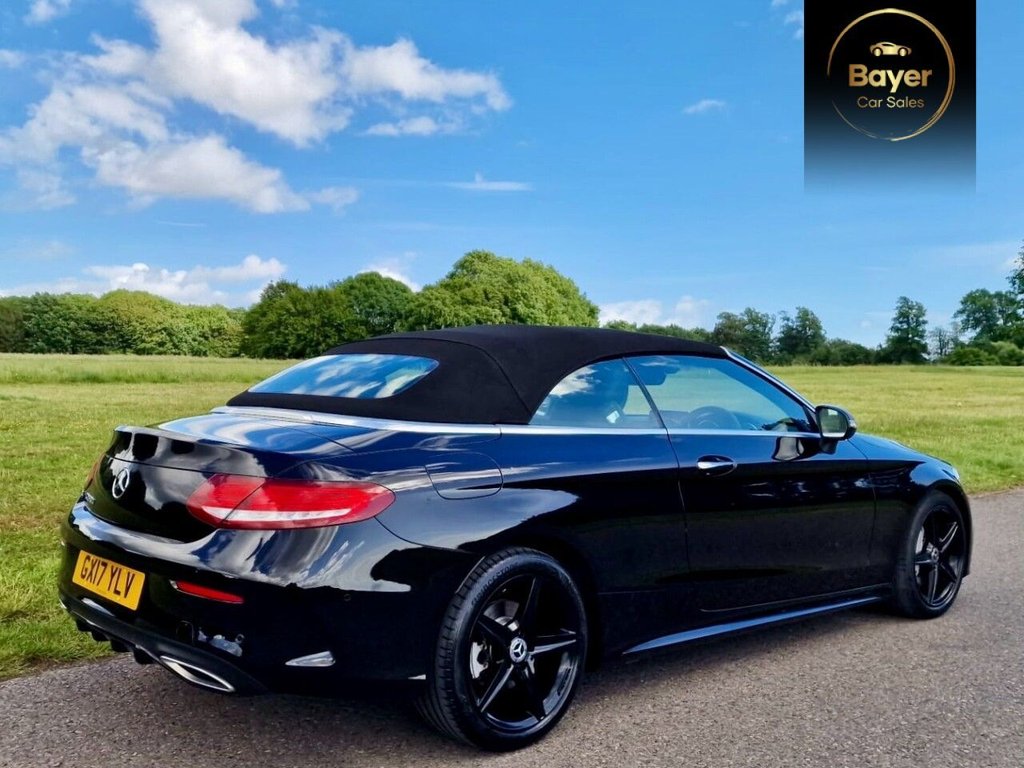 USED 2017 17 MERCEDES-BENZ C-CLASS 2.1 C250d AMG Line (Premium Plus) Cabriolet 2dr Diesel G-Tronic+ Euro 6 (s/s) (204 ps) FINANCE AVAILABLE