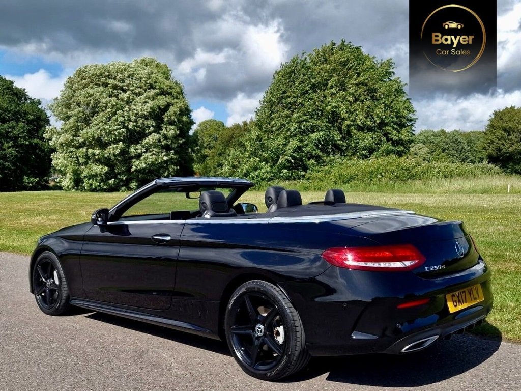 USED 2017 17 MERCEDES-BENZ C-CLASS 2.1 C250d AMG Line (Premium Plus) Cabriolet 2dr Diesel G-Tronic+ Euro 6 (s/s) (204 ps) FINANCE AVAILABLE