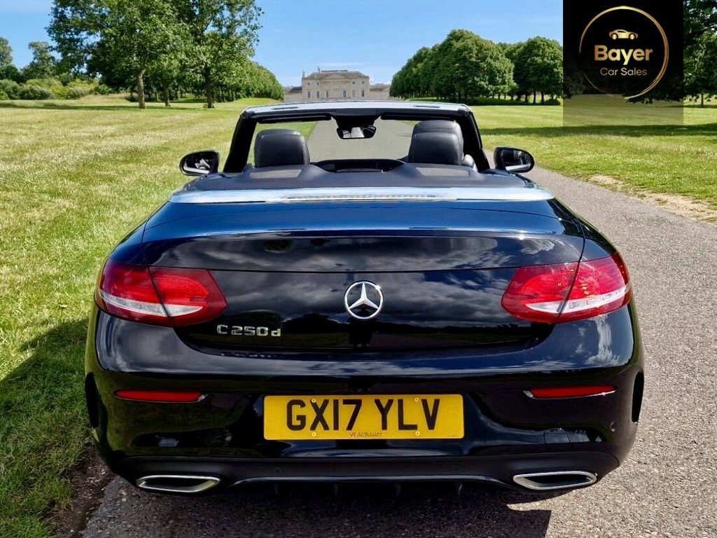 USED 2017 17 MERCEDES-BENZ C-CLASS 2.1 C250d AMG Line (Premium Plus) Cabriolet 2dr Diesel G-Tronic+ Euro 6 (s/s) (204 ps) FINANCE AVAILABLE