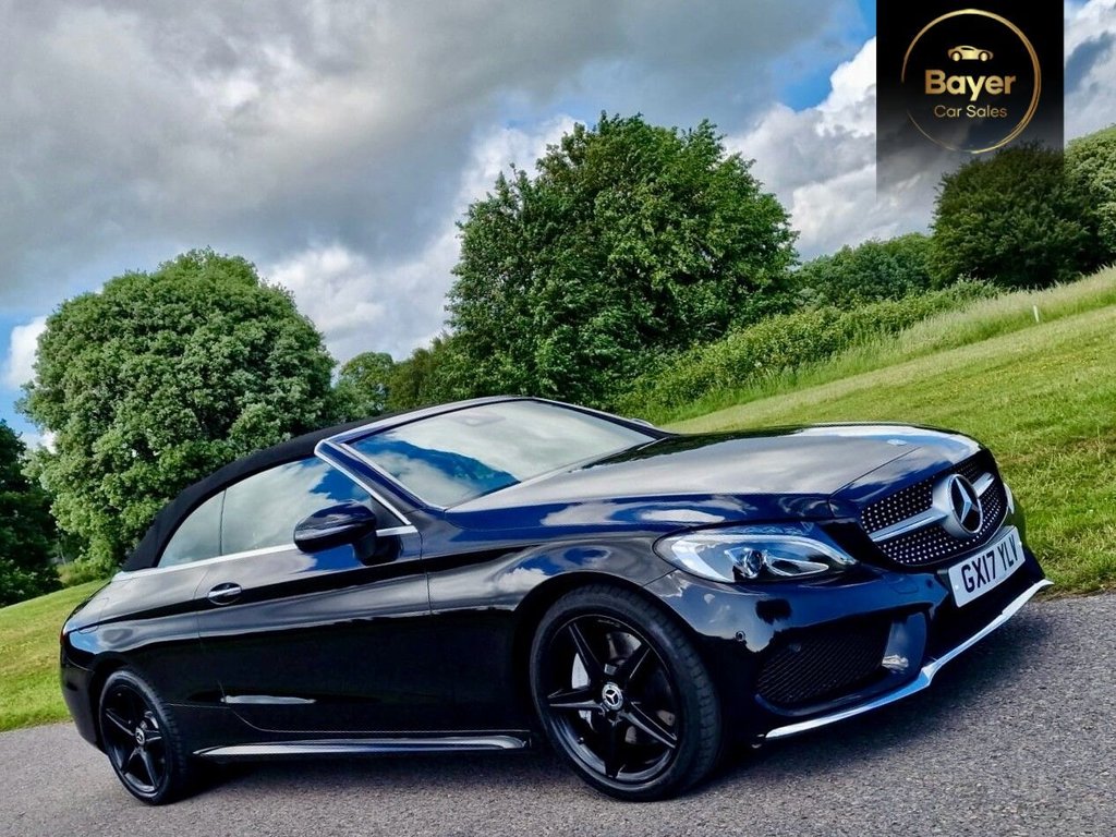 USED 2017 17 MERCEDES-BENZ C-CLASS 2.1 C250d AMG Line (Premium Plus) Cabriolet 2dr Diesel G-Tronic+ Euro 6 (s/s) (204 ps) FINANCE AVAILABLE