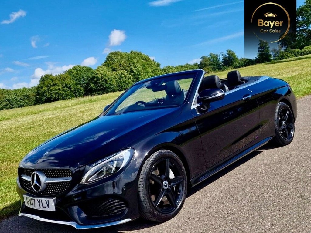 USED 2017 17 MERCEDES-BENZ C-CLASS 2.1 C250d AMG Line (Premium Plus) Cabriolet 2dr Diesel G-Tronic+ Euro 6 (s/s) (204 ps) FINANCE AVAILABLE