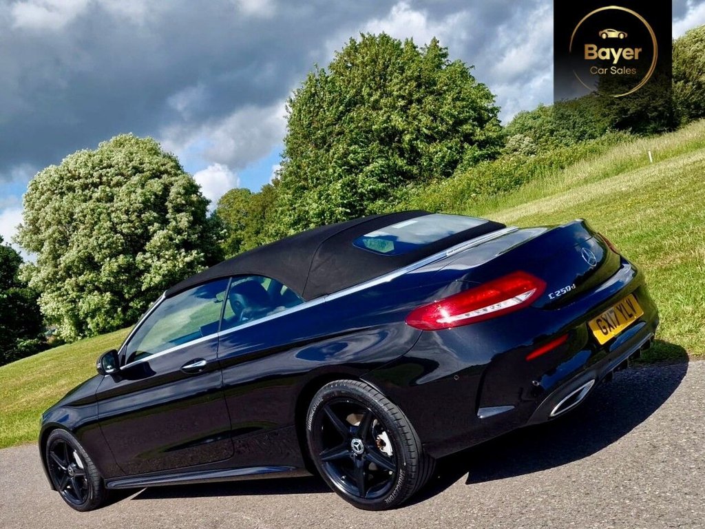 USED 2017 17 MERCEDES-BENZ C-CLASS 2.1 C250d AMG Line (Premium Plus) Cabriolet 2dr Diesel G-Tronic+ Euro 6 (s/s) (204 ps) FINANCE AVAILABLE
