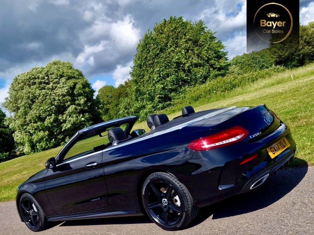 USED 2017 17 MERCEDES-BENZ C-CLASS 2.1 C250d AMG Line (Premium Plus) Cabriolet 2dr Diesel G-Tronic+ Euro 6 (s/s) (204 ps) FINANCE AVAILABLE