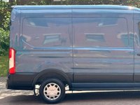 USED 2020 20 FORD TRANSIT 2.0 290 ECOBLUE TREND PANEL VAN 5DR DIESEL MANUAL FWD L2 H2 EURO 6 (S/S) (130 PS) AIRCON NO VAT - DIRECT COMPANY OWNER FROM BRAND NEW - VERY LOW MILEAGE - FULL SERVICE HISTORY - 2 KEYS - HPI CHECK ALL CLEAR - EURO 6 - ULEZ / LEZ / CAZ COMPLIANT - STUNNING METTALIC PEARL BLUE PAINTWORK - L2 H2 MODEL - CRUISE CONTROL - AIR CONDITIONING - 3 SEATER - ELECTRIC WINDOWS - ELECTRIC MIRRORS - BLUETOOTH - DAB - SLIDING DOOR - PLY LINED - REAR RACKING - DRL  - FINANCE AVAILABLE - ZERO DEPOSIT OFFERS - ALL VANS/CARS WELCOME IN PART-EXCHANGE, ANY AGE, ANY MILEAGE, ANY CONDITION