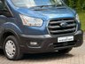 USED 2020 20 FORD TRANSIT 2.0 290 ECOBLUE TREND PANEL VAN 5DR DIESEL MANUAL FWD L2 H2 EURO 6 (S/S) (130 PS) AIRCON NO VAT - DIRECT COMPANY OWNER FROM BRAND NEW - VERY LOW MILEAGE - FULL SERVICE HISTORY - 2 KEYS - HPI CHECK ALL CLEAR - EURO 6 - ULEZ / LEZ / CAZ COMPLIANT - STUNNING METTALIC PEARL BLUE PAINTWORK - L2 H2 MODEL - CRUISE CONTROL - AIR CONDITIONING - 3 SEATER - ELECTRIC WINDOWS - ELECTRIC MIRRORS - BLUETOOTH - DAB - SLIDING DOOR - PLY LINED - REAR RACKING - DRL  - FINANCE AVAILABLE - ZERO DEPOSIT OFFERS - ALL VANS/CARS WELCOME IN PART-EXCHANGE, ANY AGE, ANY MILEAGE, ANY CONDITION
