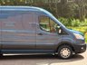 USED 2020 20 FORD TRANSIT 2.0 290 ECOBLUE TREND PANEL VAN 5DR DIESEL MANUAL FWD L2 H2 EURO 6 (S/S) (130 PS) AIRCON NO VAT - DIRECT COMPANY OWNER FROM BRAND NEW - VERY LOW MILEAGE - FULL SERVICE HISTORY - 2 KEYS - HPI CHECK ALL CLEAR - EURO 6 - ULEZ / LEZ / CAZ COMPLIANT - STUNNING METTALIC PEARL BLUE PAINTWORK - L2 H2 MODEL - CRUISE CONTROL - AIR CONDITIONING - 3 SEATER - ELECTRIC WINDOWS - ELECTRIC MIRRORS - BLUETOOTH - DAB - SLIDING DOOR - PLY LINED - REAR RACKING - DRL  - FINANCE AVAILABLE - ZERO DEPOSIT OFFERS - ALL VANS/CARS WELCOME IN PART-EXCHANGE, ANY AGE, ANY MILEAGE, ANY CONDITION