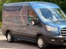 USED 2020 20 FORD TRANSIT 2.0 290 ECOBLUE TREND PANEL VAN 5DR DIESEL MANUAL FWD L2 H2 EURO 6 (S/S) (130 PS) AIRCON NO VAT - DIRECT COMPANY OWNER FROM BRAND NEW - VERY LOW MILEAGE - FULL SERVICE HISTORY - 2 KEYS - HPI CHECK ALL CLEAR - EURO 6 - ULEZ / LEZ / CAZ COMPLIANT - STUNNING METTALIC PEARL BLUE PAINTWORK - L2 H2 MODEL - CRUISE CONTROL - AIR CONDITIONING - 3 SEATER - ELECTRIC WINDOWS - ELECTRIC MIRRORS - BLUETOOTH - DAB - SLIDING DOOR - PLY LINED - REAR RACKING - DRL  - FINANCE AVAILABLE - ZERO DEPOSIT OFFERS - ALL VANS/CARS WELCOME IN PART-EXCHANGE, ANY AGE, ANY MILEAGE, ANY CONDITION