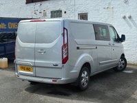 USED 2016 16 FORD TRANSIT CUSTOM 2.2 TDCi 290 Limited Panel Van 5dr Diesel Manual L2 H1 (191 g/km, 123 bhp) THIS IS A LOVELY EXAMPLE FROM FORD WITH A STYLISH 6 SEATER MANUAL DIESEL , COMES WITH A/C ,MULTIFUNTIONAL STEERING WHEEL AND YOU DONT HAVE TO PAY VAT ON THIS VEHICLE