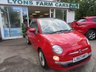 USED 2013 63 FIAT 500 1.2 Lounge Hatchback 3dr Petrol Manual Euro 6 (s/s) (69 bhp) Costing only &pound;35 per year road tax, this low mileage example comes beautifully maintained with 11 x service records including a new service, replacement cambelt & waterpump, replacement front lower arms and detailed inspection on arrival to us. Sold with a new 12 month MOT. Cheap to insure being only group 7!