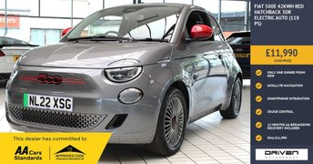 2022 FIAT 500E 42kWh RED Hatchback 3dr Electric Auto (118 ps) &pound;11990.00