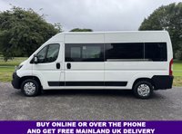 USED 2021 70 PEUGEOT BOXER 2.0 BlueHDi 335 9 Seater Minibus Band Crew Splitter Van L3 H2 Eu 6 (130 ps) FREE UK Delivery Finance Part Exch