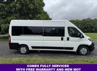 USED 2021 70 PEUGEOT BOXER 2.0 BlueHDi 335 9 Seater Minibus Band Crew Splitter Van L3 H2 Eu 6 (130 ps) FREE UK Delivery Finance Part Exch
